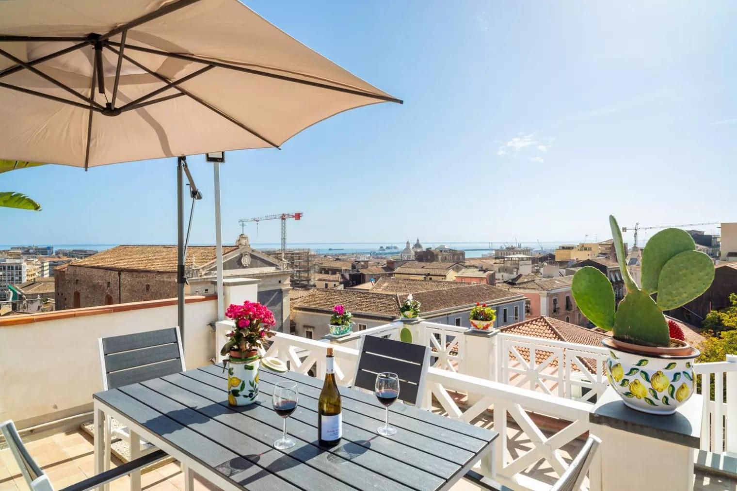 La Terrazza Sul Cielo Catânia Exterior foto